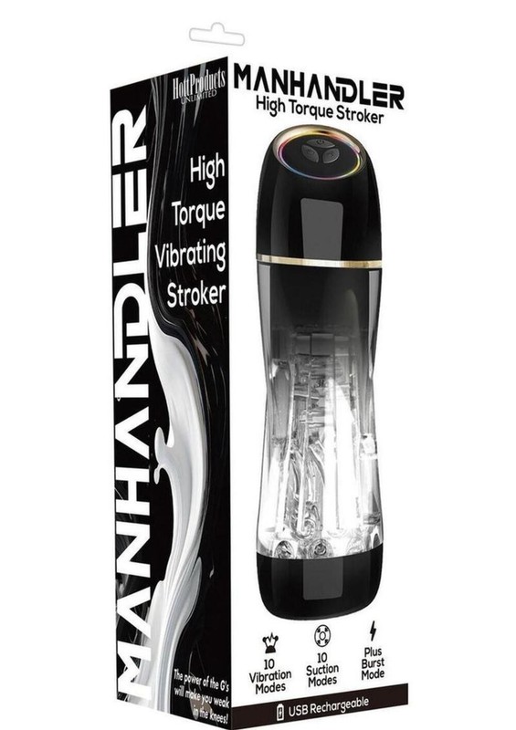Manhandler High Torque Vibrating Stroker Suction Modes gallery
