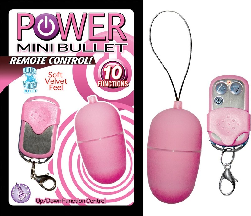 POWER MINI BULLET REMOTE CONTROL-PINK