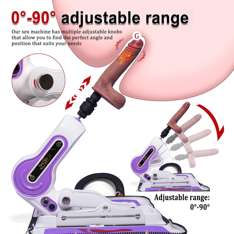 Portable Heating Dildo Vibrator Thrusting Sex Machine Sex Toys Masturbator US gallery