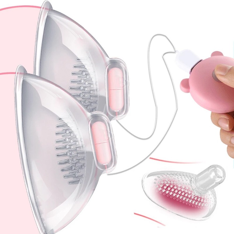 Vacuum Breast Enhancer Sucker Enlargement Pump Suction Remote Nipple Massager gallery