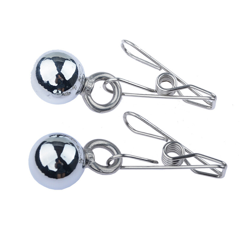 Multi-speed Shock Metal Intimate Stretching 2 Nipple Ring EStim Sounding Toy gallery