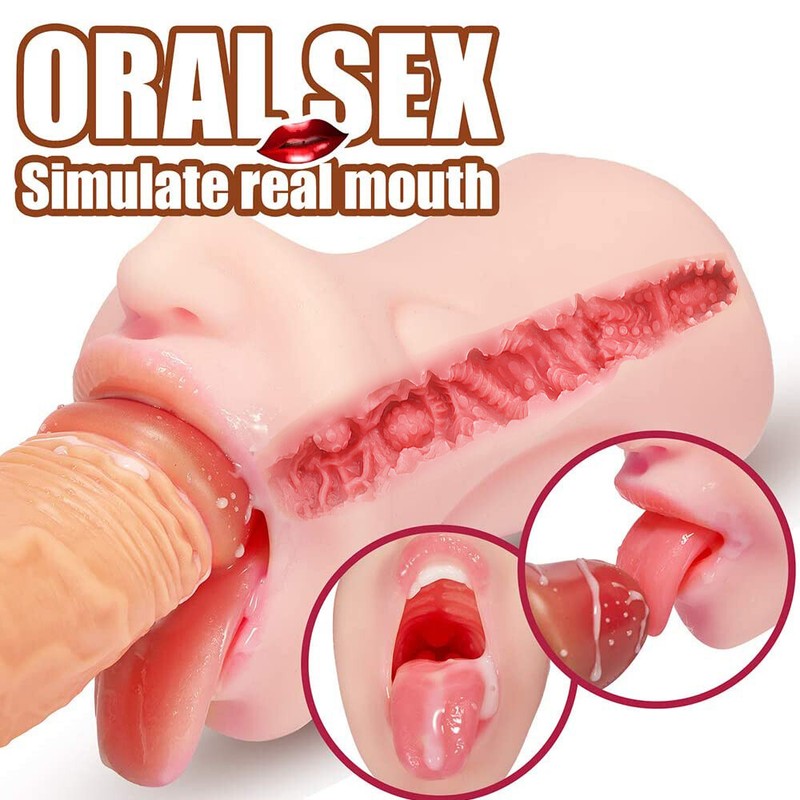 Sex Toy for Men Male Masturbators Realistic Mouth Blowjob Love Toy Pocket Pussy gallery