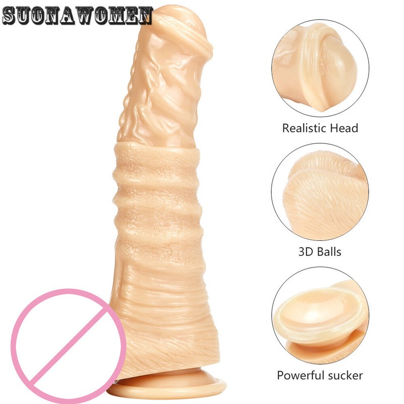 Huge Dildo Large Penis Masturbation Sex Toys Vagina Stimulation Tool Adult Shop gallery