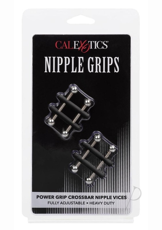Nipple Grips Power Grip Crossbar Nipple Vices – Black/Silver