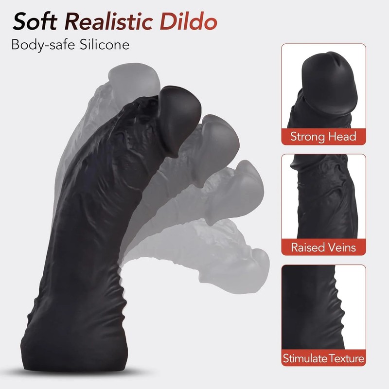 Strap-on Dildo Couple Sex Toys - UTIMI Strap on 3 Removable Realistic Silicone D gallery
