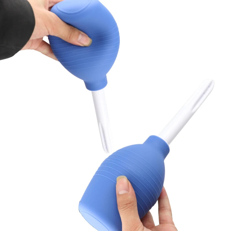 Silicone Ball Anal Bowel Device Vaginal Irrigator Butt Plug Anus Shower Cleaning gallery