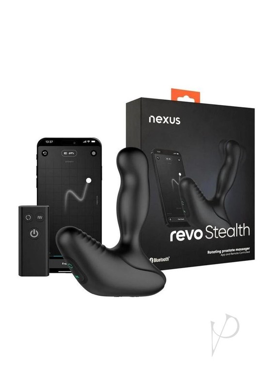 REVO Stealth App Enabled Rechargeable Silicone Rotating Prostate Massager