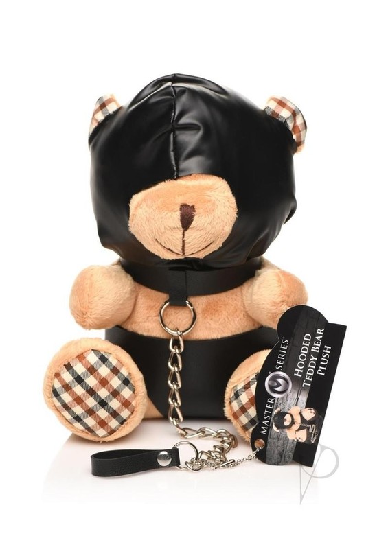 Master Series Hooded Plush Teddy Bear – Tan