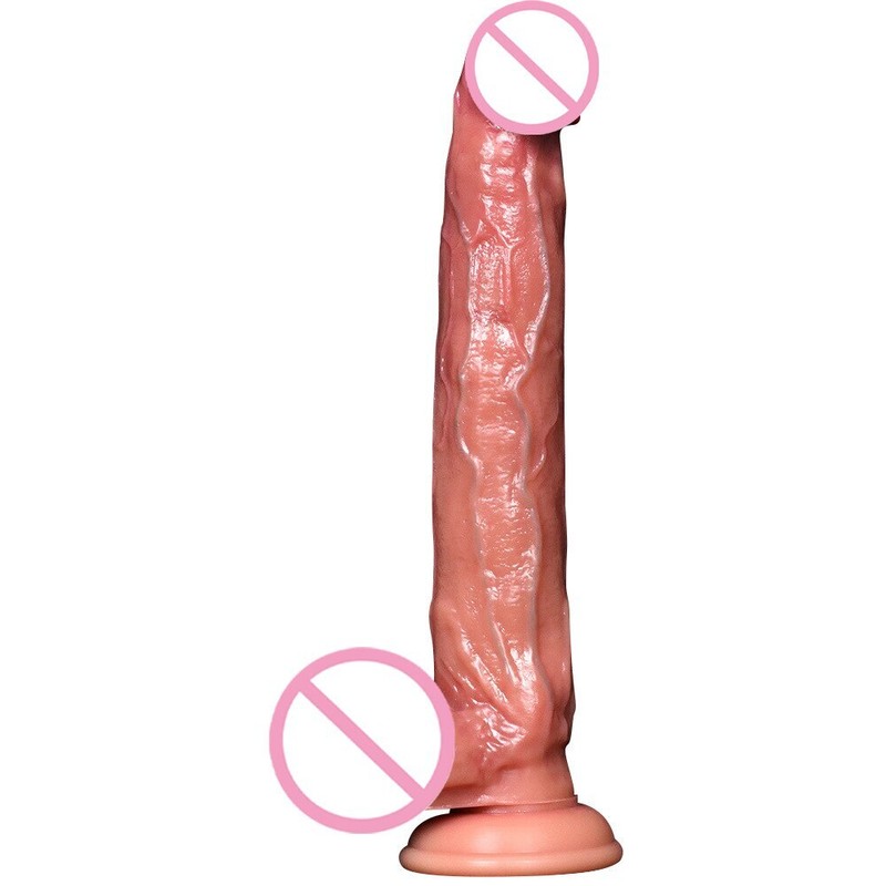 31cm Super Long Realistic Dildo Huge Real Skin Feeling Penis Suction Cup Sex Toy