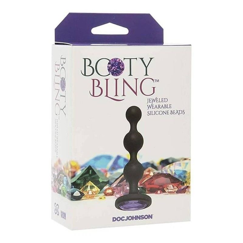 Booty Bling Wearable Silicone Beads Purple gallery