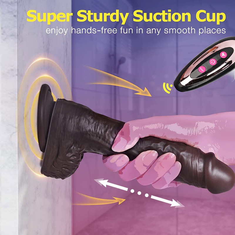 Automatic Heating Thrusting Dildo Vibrator Hands-Free Machine Sex Toys for Women gallery