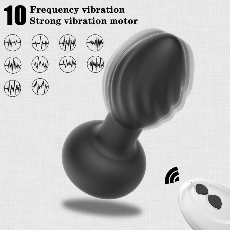 Anal Plug Unisex Prostate Orgasm Masturbator Vibrator Adult Product gallery