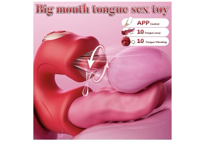 Vibrator Adult Sex Toy ,Powerful Sex Swing Tongue 10 Swing, Rose Sex Anal gallery