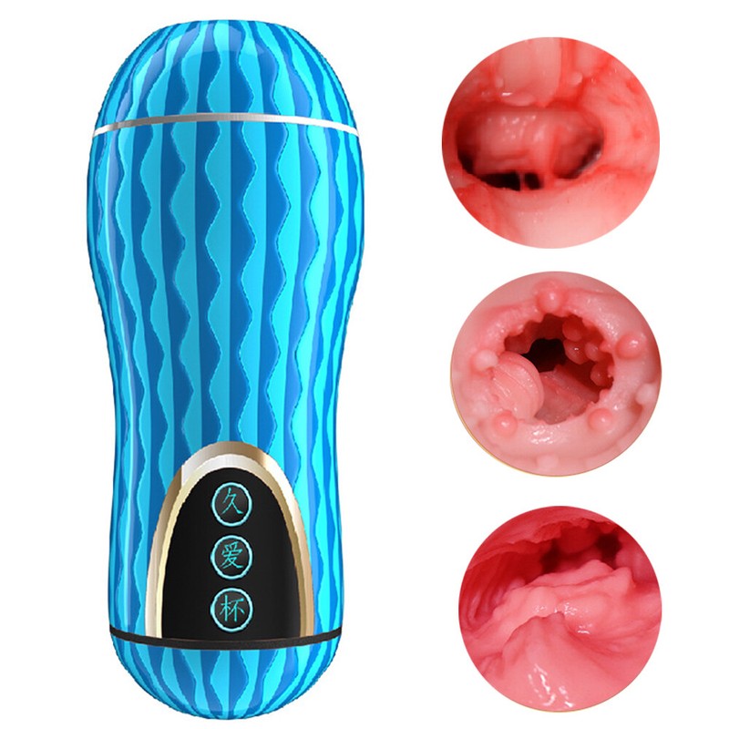 Male Masturbator Pocket Pussy Cup Real Realistic Soft Tight Vagina Men&rsquo;s Sex Toy
