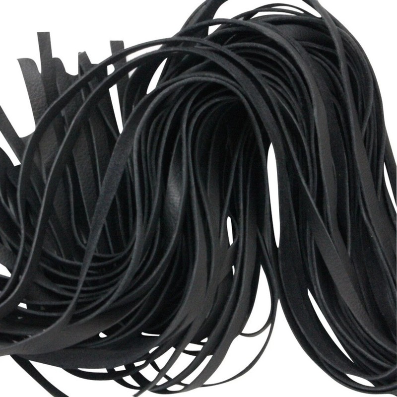 Real Cowhide Leather Flogger 35 Tails Impact Handmade Handle Cosplay Accessory gallery