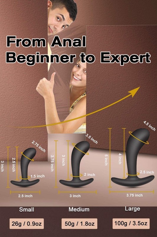 3 size Adult Sex Toys Anal Butt Plug Trainer Kit Prostate Massage for Men Women gallery