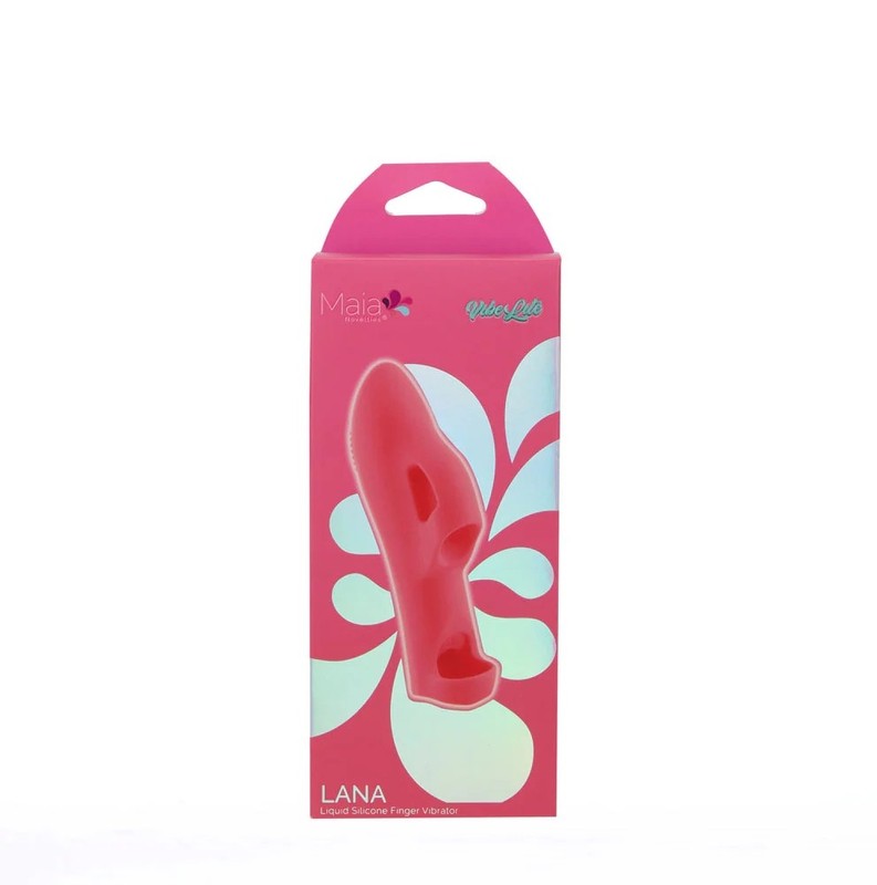 Red Liquid Silicone Finger Vibe Vibrator Massager Couple Foreplay Sex Toys gallery