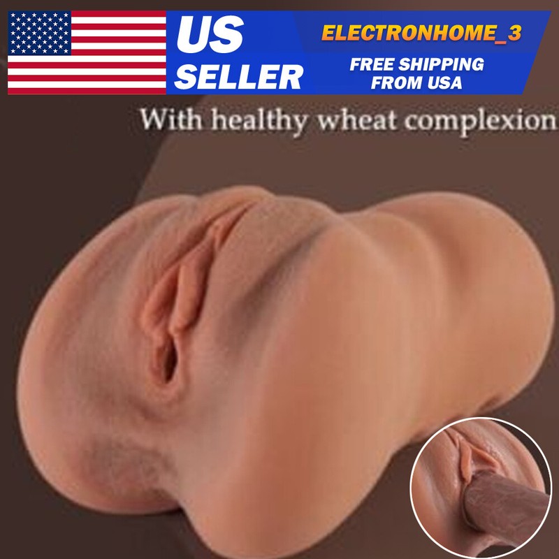 Male Masturbator Pocket Pussy Realistic Sex Toys for Men Adult Vagina Anal Ass