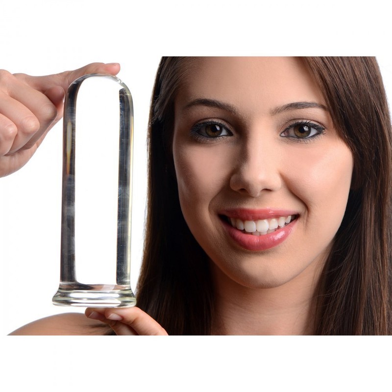 Pillar Large Cylinder anal plug – Borosilicate Glass butt plug