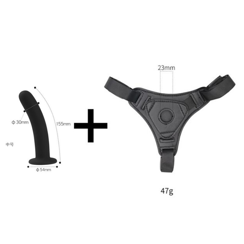 Strap On Big Dildo Harness Adjustable Binding Pants Anal Dildo Sex Toy gallery