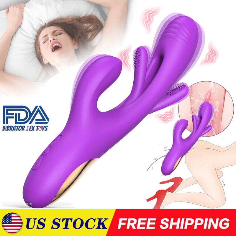 Flapping Vibrator Dildo G Spot Rabbit Vibrator Rechargeable Sex Toys for Women