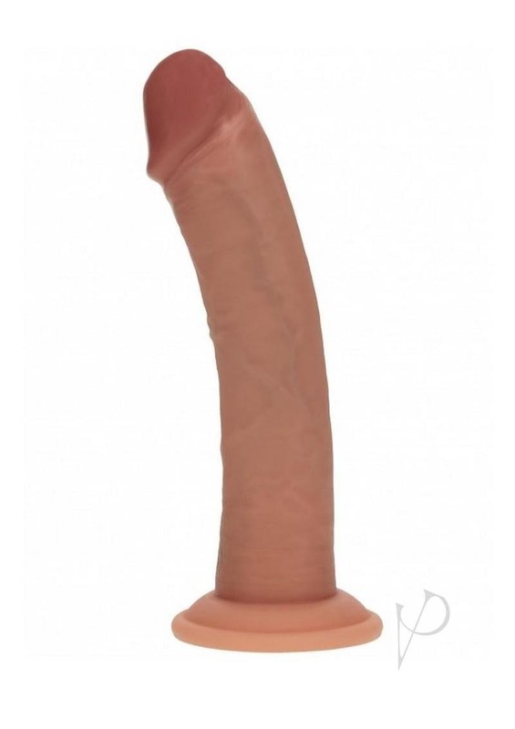 Realrock Dual Layered Rechargeable Silicone Curved Realistic Vibrating Dildo gallery