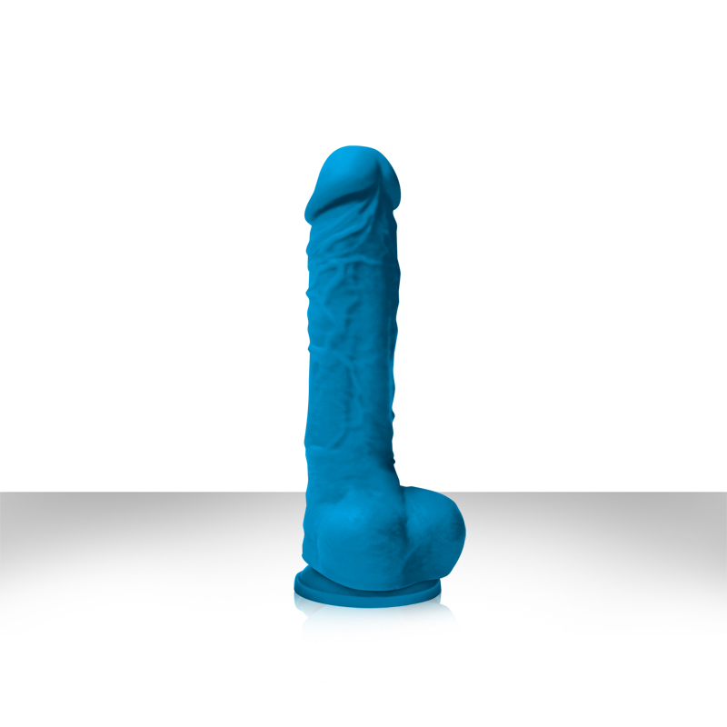 Colours Pleasures 5&Prime; Blue – Silicone Realistic G-spot Dildo w/ Suction Cup