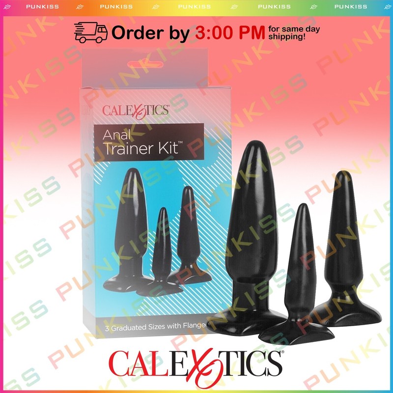 Smooth Insert Anal Butt Plug Trainer Kit💋Prostate Massage Sex Toy 3 PC Set