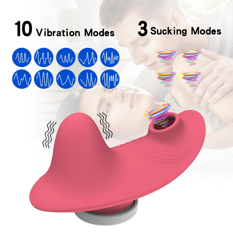 Sucking Vibrating Women Panties Massager Wireless Remote Control Underwear US gallery