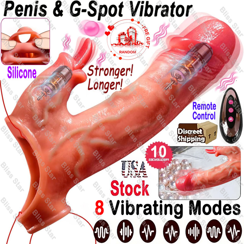 Male Cock-Girth-Enlarger-Enhancer-Penis-Extension-Extender-Sheath-Sleeve-Men Big