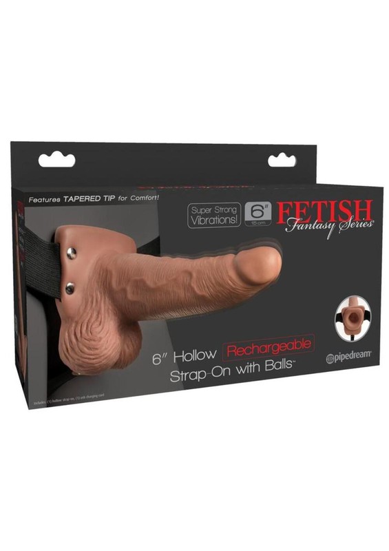 Fetish Fantasy Series Hollow Rechargeable Comfortable Strap-On with Balls gallery
