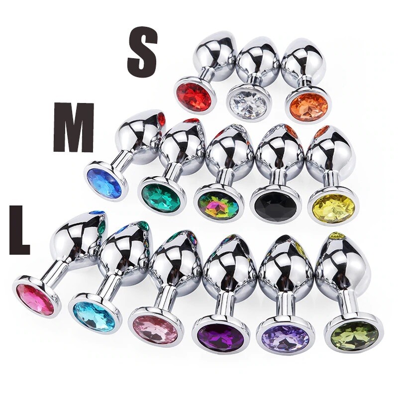 2025 Anal Butt Plug JEWEL STAINLESS Butt Plug Sex Toy For Women Men Couple Gift gallery