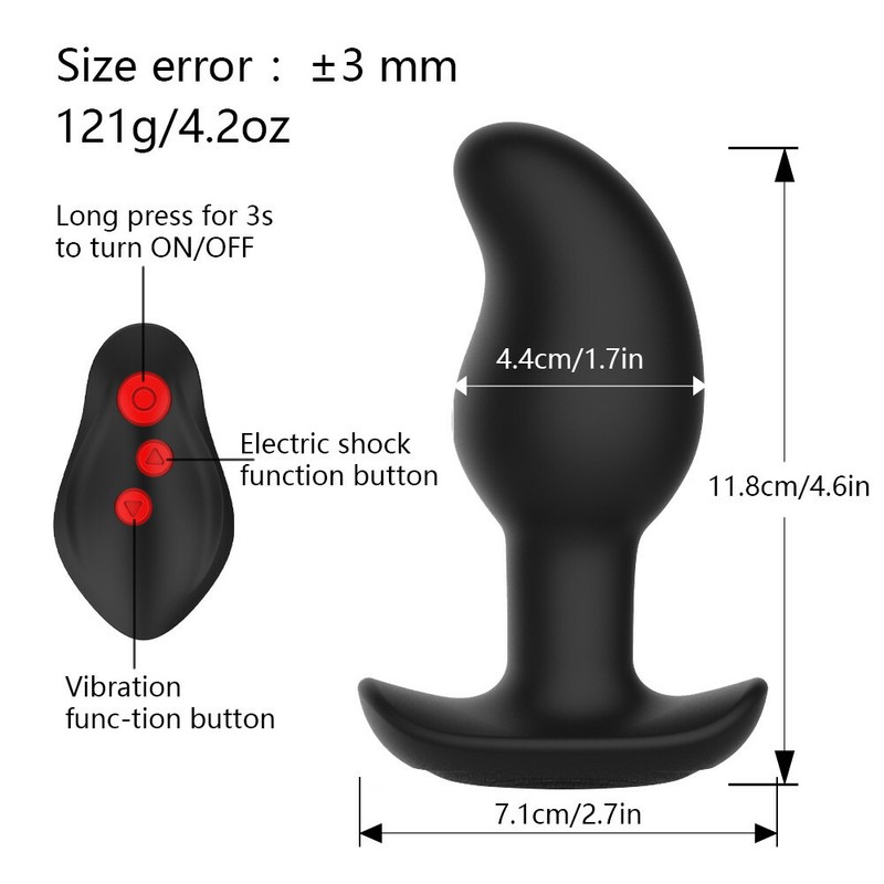 Automatic-Electric-Prostate-Anal-Dildo-Sex-Machine-Shock-Vibrator-Male-Gay-Toy gallery
