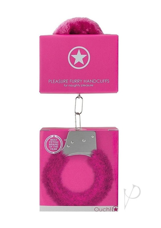 Ouch! Pleasure Handcuffs Furry – Pink