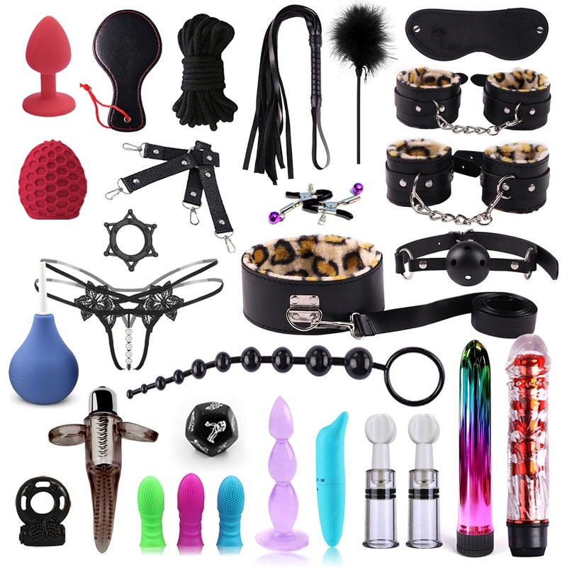 30pcs BDSM Kit Bondaged kit