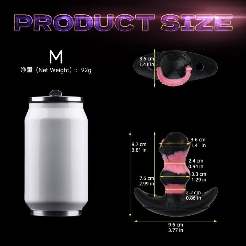 Liquid Silicone Mouth Plug Gag PU Leather Bandage Oral Fixed Cosplay Restraint