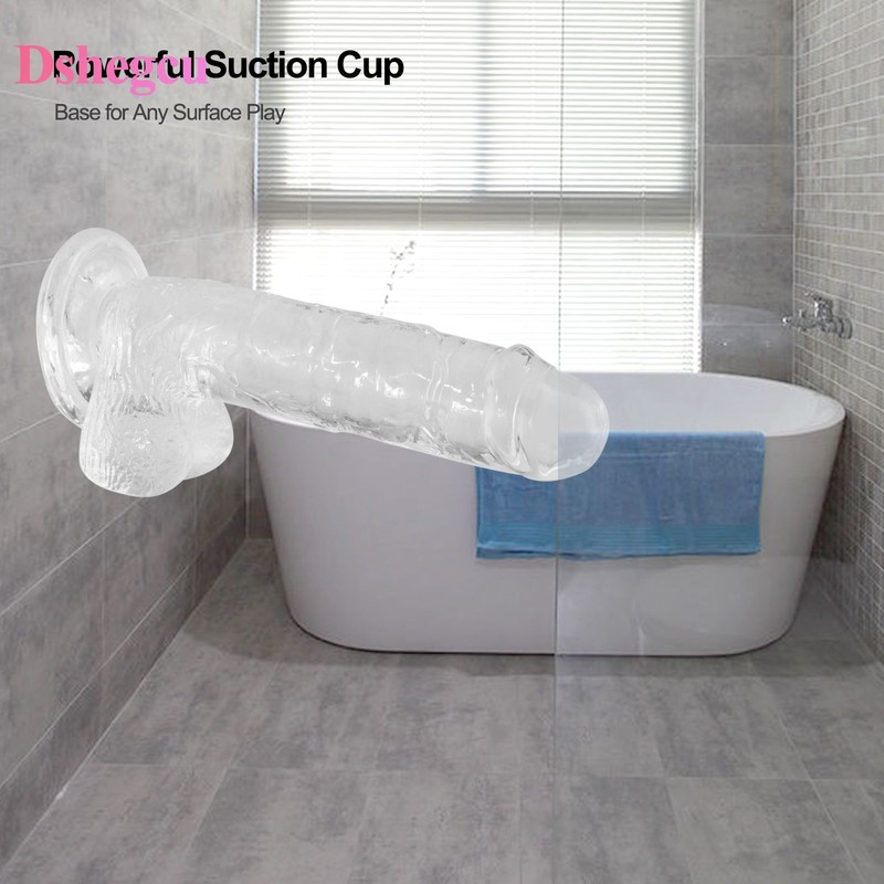 Dshegcu Jelly Dildo - 6/7/8/9 inch Big Penis Dildo Suction Cup For Masturbation gallery
