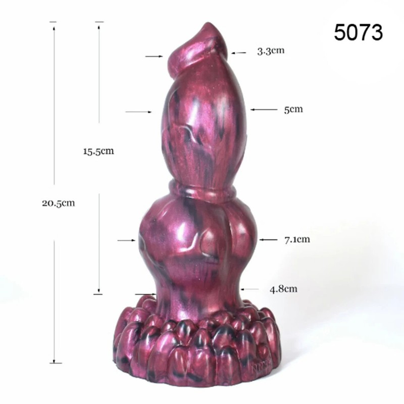 Big Knot Dildo with Powerful Suction Cup Giant Soft Penis Anal Plug toys gallery