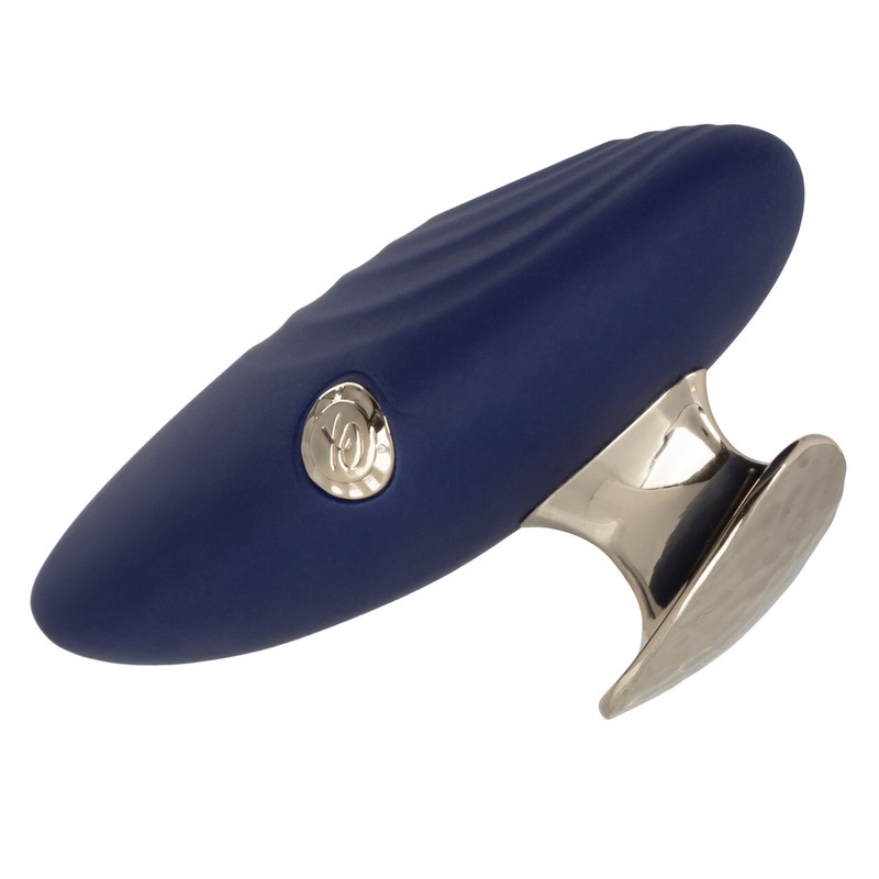 Chic Violet Silicone Rechargeable Massager multi-speed Vibrating Sex Toy Blue gallery