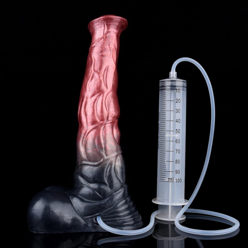SQUIRTING Cock Ejaculating Sex Toy Dildo Fantasy Penis SHOOTS Cums SUCTION CUP