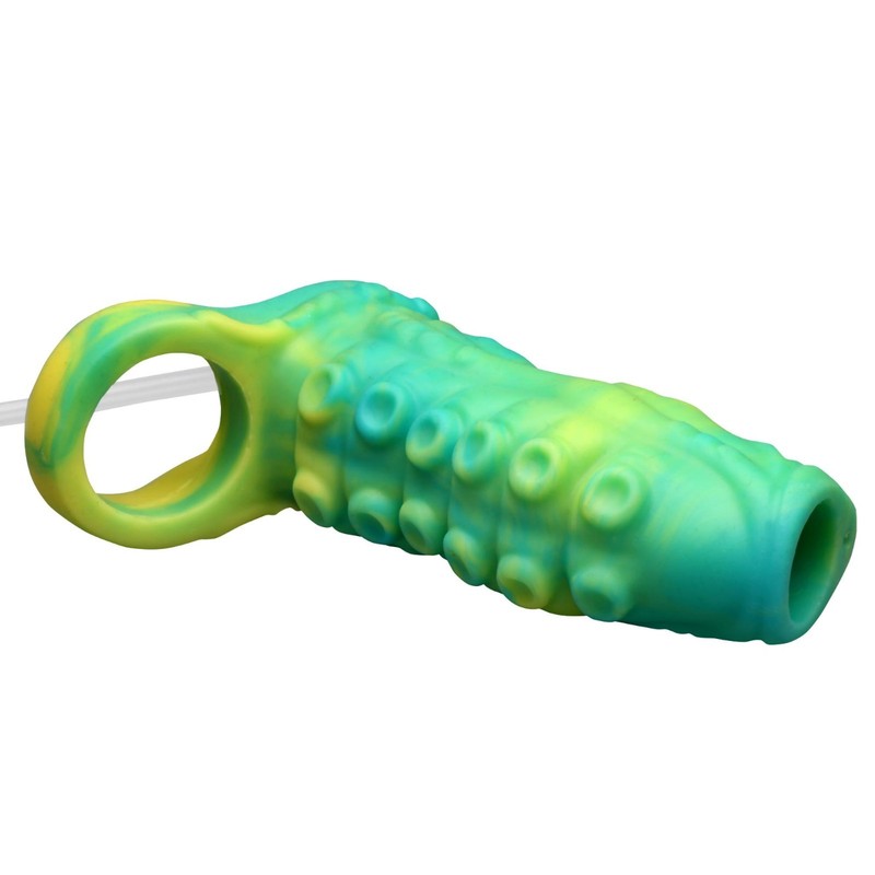 Creature Cocks Tentacle Squirting Penis Enhancer Sleeve – C-Ring, Pump Tube gallery