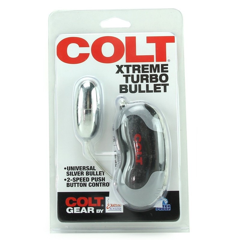 Colt Xtreme Turbo Silver - Bullet Egg Clitoral Anal Vibe Vibrator Sex Toy gallery