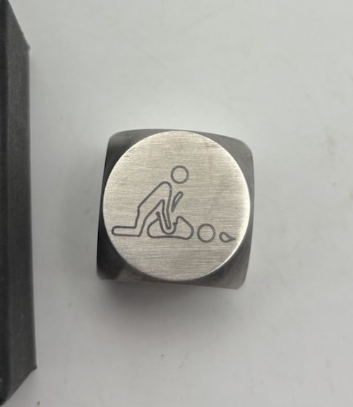 Premium Metal Adult Sex Dice Game – Stainless Steel Novelty Dice Positions gallery