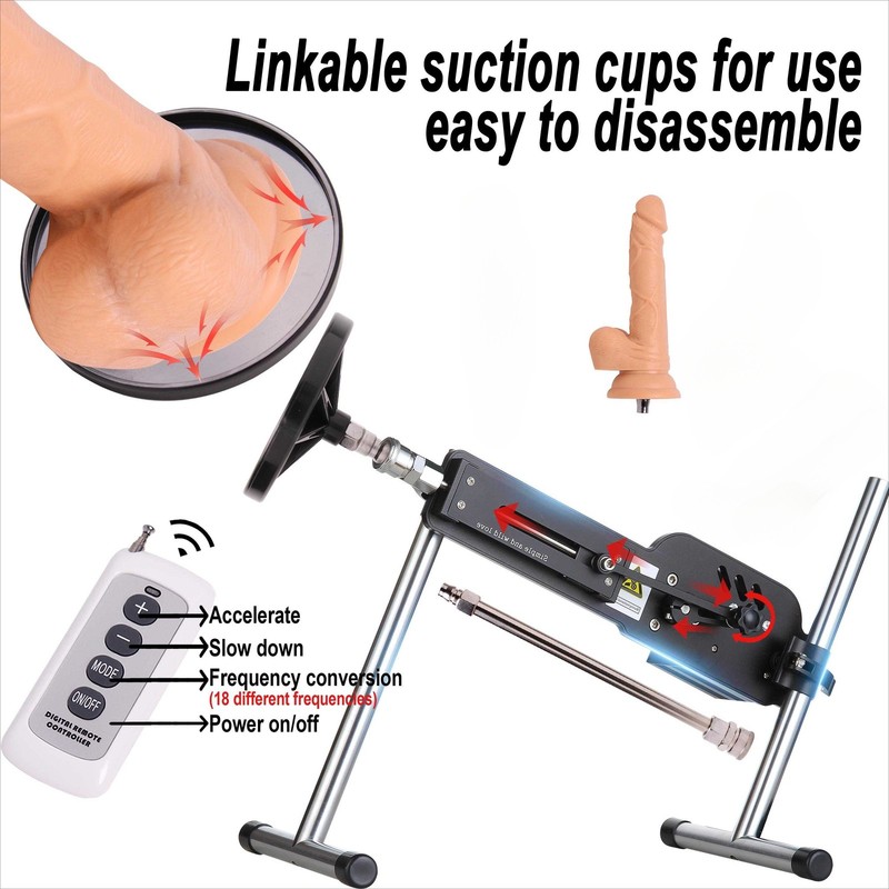 Automatic Sex Machine Quick-plug Suction Cup Dildo Adapter Women Men Masturbator gallery