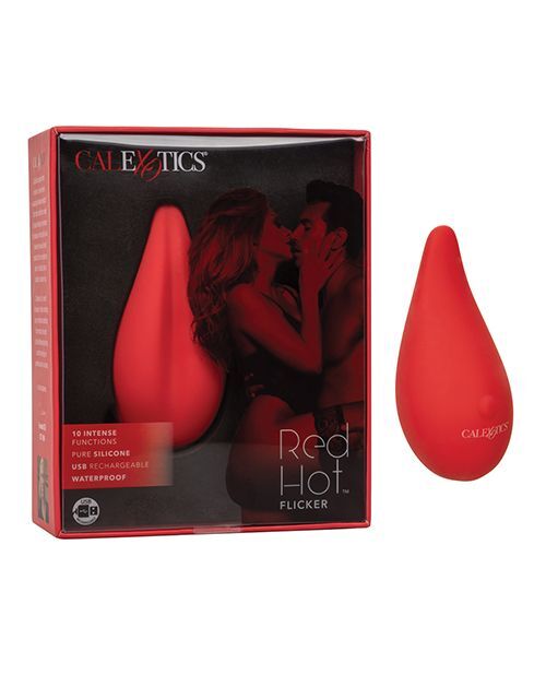 CalExotics Red Hot Flicker Massage Egg Rechargeable Red