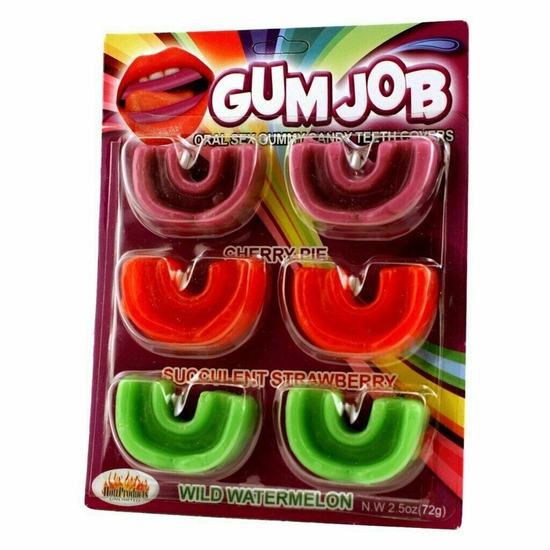 Gum Job Oral Sex Gummy Candy Teeth Covers Blow-job Enhancer for Couples - 6 PACK gallery