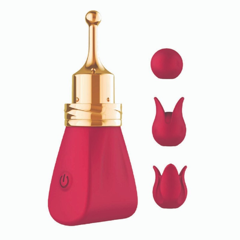 GOLD GLAM TRI-TIP VIBE-RED