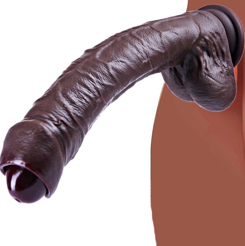 10.4 » Realistic Uncut Big Dildo Huge Thick Real Feel Dual Density Silicone Dong