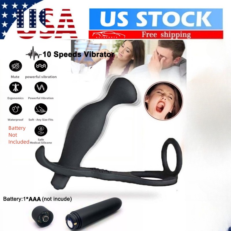 Male Vibrator Dildo Prostate Massager Anal sperm lock Butt Plug Anal for Couple
