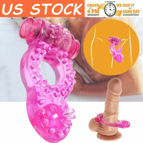 Couple Vibrator G-spot Clit Dildo Massager Cock Ring Adult Sex Toy-For-Women Men gallery